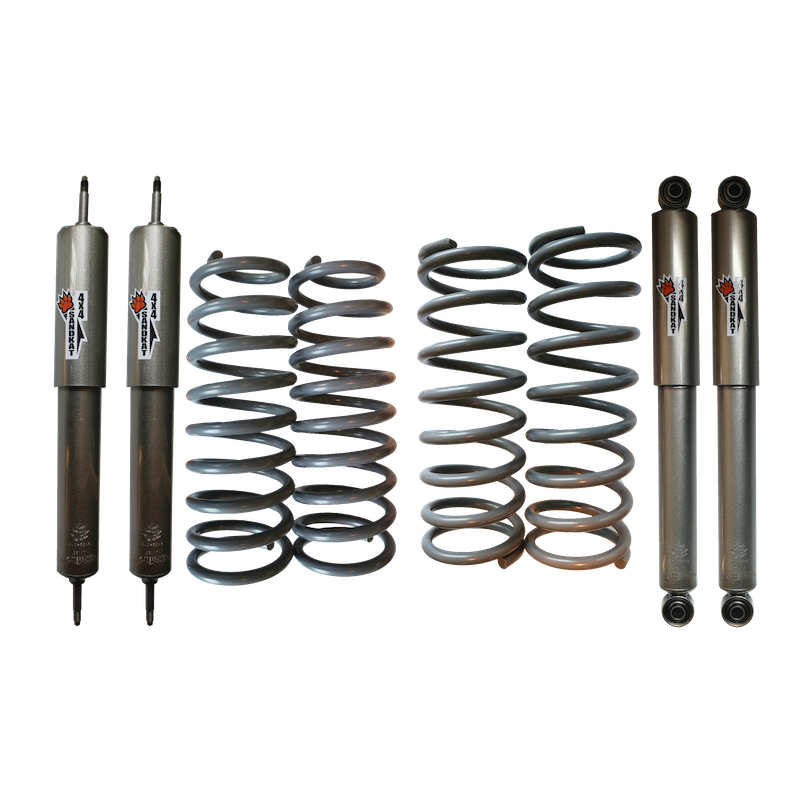 Kit Suspension Sandkat4x4 - Rehausse env. 5 cm - Nissan Patrol Y60 long - Charge +50kg/+100kg- Hydraulique